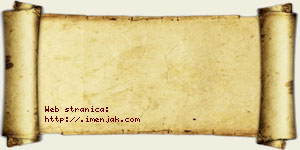 Jovana Mijailović vizit kartica